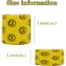 Self Adhesive Bandage Wraps | Elastic Self Sticking Bandage Tape - 2 Inch & 1 Inch (4 PCS - Buy Online on GoSupps.com