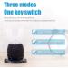 IFOLKY Ultrasonic Automatic Toothbrush - Teeth Whitening Brush with 30 Timer, Wireless Charging & 360 Cleaning - Dual-use for Travel and Home - Black - Buy Online on GoSupps.com