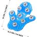 perfk 3x Massage Gloves with 9 Rotating Balls Ultimate Relaxation for Face Neck Back Chest Stomach Legs & Feet | International Shipping - Buy Online on GoSupps.com