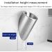 Universal Washout Urinal Bathroom Toilet Touchless Automatic Sensor Urinal Wall Mounted Sensor Toilet Flush Kit Stainless Steel Urinal Funnel Toilet Accessory for Home (A) - Buy Online on GoSupps.com
