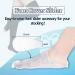 LIN Performance Thigh High Compression Stockings 15-20 mmHg for Men & Women - Open Toe Dot-Top Socks for Varicose Veins Swollen Legs Travel & Pregnancy (Black Medium - Buy Online on GoSupps.com