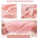 LTBL Microfiber Hair Cloth Wrap - Luxurious Fast Drying Towel for Women | Large Double-Layer Thickened Design in Light Pink - Buy Online on GoSupps.com