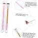 FOMIYES 30 Pcs Transparent Tube Mascara Brush False Lash Mascara Diamond Eyelash Tube Small Eyelash Brush - Buy Online on GoSupps.com