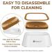 Lumoleaf 1L Anti-Spill Dog Water Bowl | No Leak Pet Dispenser for Cats & Dogs | Perfect for Car Trips | Fressnapf Approved - Buy Online on GoSupps.com