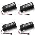 4 Pack 3.6V 2000mAh MR-J3BAT PLC Non-Rechargeable Li-ion Battery for ER6VC119A/B MELSERVO MR70 with Black Plug