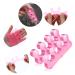 Sibba Silicone Toe Separator Straighteners for Overlapping Toes Bunions Hammer Toe - Pink - Buy Online on GoSupps.com