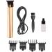CONFUSE USB Rechargeable Trimmers Professional Hair Finishing Trimmers Electric Trimmers Beard Shaving Trimmers Gold