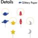 Space Cupcake Toppers Outer Space/Galaxy Birthday Cupcake Toppers Rocket/Planets/Moon/Star Dessert Picks Astronaut Baby Boy Birthday Party Decoration - Blue Glitter - Buy Online on GoSupps.com