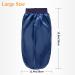 LIIBOT Long Silk-Satin Bonnet for Women - 2 PCS Large Night Cap for Curly Dreadlock Braid Hair (Black & Blue) - Buy Online on GoSupps.com