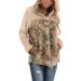 Bigfanshu Woman Dresses Fashion Long Sleeve Plaid Zip Up with Zippered Pockets Winter Jacket Tops Camouflage - Buy Online on GoSupps.com
