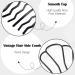 Vintage Hair Fork Clip Set - 3 Piece U-Shape Teeth Alloy Paint Hair Combs | Women's Styling Tool in Black - Buy Online on GoSupps.com