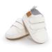 MK MATT KEELY Baby Girl First Walking Shoes Anti-Slip Soft PU Leather Sneakers for Infant Toddler 3-6 Months White Style2
