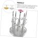 Hemoton 4 Pcs Nail Art Heart Pen Holder Makeup Brush Nail Art Painting Pen Rack Lip Liner Organizer Make up 8.7X8.5X6.8cmx2pcs Assorted Colorx2pcs - Buy Online on GoSupps.com