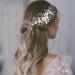 ISLHJDD Flower Bride Wedding Hair Vine Crystal Hair Accessories Bridal Hair Clip Prom hair Accessories Bridal Headband Headpiece for Women and Girls - Buy Online on GoSupps.com