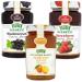 Diabetic Jam Bundle with Stute Strawberry Jam 430g Diabetic Blackcurrant Jam 430g and Diabetic Fine Marmalade 430g (3 Pack)
