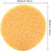 12Pcs Large Reusable Natural Face Sponges for Cleansing and Makeup Removal | Cellulose Pads for Facial Cleaning | SPA Quality Face Wash Sponge - Buy Online on GoSupps.com