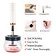 DOTSOG Makeup Brush Cleaner Dryer Machine | Automatic Brush Spinner with 8 Collars | Wash and Dry Brushes in Seconds | Includes 50ml Cleanser (White) - Buy Online on GoSupps.com