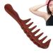 Verdant Touch Sandalwood Massage Combs - Wide Tooth Wooden Hair Comb for Scalp Massage | International Shipping Available - Buy Online on GoSupps.com