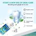 TeetClean Mouthwash Tablets - All Natural Probiotic Herbal Whitening & Restorative Peach Flavor - Buy Online on GoSupps.com