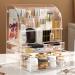Large Acrylic Makeup Storage Drawers Cabinet Cosmetic Organizer Skincare Display Case Beauty Vanity Accessories Countertop Organizer Dustproof (14"H x11.8"W x 6.9"D) 11.8in*14in* 7in - Buy Online on GoSupps.com