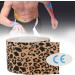 Alomejor Cotton Muscle Tape - Kinesiology Elastic Adhesive Strain Tape for Elbow Shoulder & Knee Support - Leopard Print - International Shipping Available - Buy Online on GoSupps.com