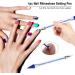 Rhinestone Dotting Pen Nail Dotting Tool Double Head Tips Beads Picker Wax Pencil Handle Manicure ToolProfessional and Fashion - Buy Online on GoSupps.com
