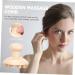 Minkissy Wooden Massage Comb & Gua Sha Tool | Scalp Scrub Brush for Kids & Adults | Natural Beechwood Head Massager - Buy Online on GoSupps.com