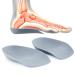 Heel Cups for Heel Pain and Heel Spurs with Arch Support Heel Cushions for Heel Pain Relief Plantar Fasciitis Insoles Heel Support for Men Women One Size Fits All - Gray