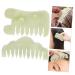 Ipetboom 2-Piece Jade Gua Sha Comb Set - Broad Tooth Body Massage Tool for Relaxation and Healing - Buy Online on GoSupps.com