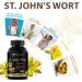St Johns Wort 900mg Mood Support Supplement - 120 Vegetable Capsules (2 Month Supply) | Vegan Non-GMO, 450mg Hypericum Perforatum with 0.3% Hypericin - Buy Online on GoSupps.com