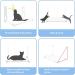 Cat Window Perch - Blue Cat Hammock for Window - Holds up to 48 lb - Safe & Comfortable Indoor Kitty Bed - Buy Online on GoSupps.com