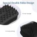 Silicone Body Scrubber - Elfrhino Shower Brush for Gentle Exfoliation, Lathers Well, More Hygienic - Gentle Massage for Cellulite Black - Buy Online on GoSupps.com