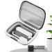 Halter Holder Case for Retainers | Prosthesis Case with Tools | Small Transparent Black Etui for Cleaning Invisible Dentures | Eco-Friendly Teksome Design - Buy Online on GoSupps.com