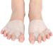 Toe Separators for Men | 2 Sets Transparent Silicone Spacers | Hollow Design for Overlapping Toes & Valgus Relief - Buy Online on GoSupps.com