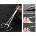 WUWYOUWL Pet Grooming Scissors - Cat & Dog Hair Cutting Tools & Ear Cleaning Clips (16cm Curved) | Buy Now for Quality Pet Care - Buy Online on GoSupps.com