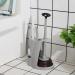 Toilet Plunger and Bowl Brush Combo - Gray Bathroom Cleaning Set by Cq acrylic - Buy Online on GoSupps.com