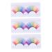 Beaupretty 3 Pairs Tinsel Eyelashes Pink Eyelashes Handmade Eyelashes Halloween Eyelashes for Women Halloween Makeup Eyelashes 3d Lashes Fake Lashes Shining Fake Eyelashes Slender