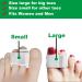 Hammer Toe Wraps - 12 Piece Bandage Cushion & Toe Separator Splints for Crooked, Overlapping, Bent Toes - Men and Women - Buy Online on GoSupps.com