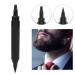 2-in-1 Waterproof Beard Pencil & Hairdressing Styling Pin - Define Your Look with Precision - Buy Online on GoSupps.com