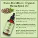Natural Born Oils Hemp Seed Oil 8oz Organic Cold-Pressed Omega-3 & 6 Skin Elasticity Enhancer Hair Strengthener - Buy Online on GoSupps.com