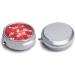 Travel Pill Box - 3 Compartment Heart Design | Portable Medicine Organizer for Purse & Pocket - Perfect Valentine's Day Gift - Buy Online on GoSupps.com