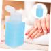 WOFASHPURET Gel Nail Polish Nail Gel Polish Nail Polish Remover Dispenser Pump Dispenser Nail Polish Remover Pump Powder Pump Bottle Alcohol Dispenser Bottle Plastic Travel Manicure 6x5x13cm Blue - Buy Online on GoSupps.com