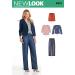 Simplicity New Look Patterns UN6351A Misses' Jacket, Pants, Skirt and Knit Top, A (10-12-14-16-18-20-22)