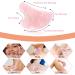 Lippbest 2-Pack Rose Quartz Gua Sha Facial Tools for Massage and Lifting - Natural Stone for Skin Care, Eye Puffiness Relief - Buy Online on GoSupps.com