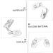 Gleavi Soft Silicone Nose Pads for Glasses - 5 Pairs Comfortable Repair Tools & Inserts White - Buy Online on GoSupps.com