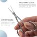 BEZOX Extra Fine Curved Cuticle Scissors - Professional Stainless Steel Cutter for Manicure Care - Buy Online on GoSupps.com
