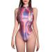 Genetic women shiny ballet suit long -sleeved ballet jersey dance body metallic tour suit gymnastics suit dancewear jumpsuit women summer body long arm silver metallic women pink l