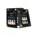 Instant Hair Dye Hair Color Shampoo Semi-Permanent Hair Shampoo - 10-Bag/Box (black)