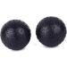 Clispeed 2ST Massage Ball Set - Yoga & Back Roller Muscle Massage Device Fascia Ball 10x10cm Black - Perfect for Pain Relief & Recovery - Buy Online on GoSupps.com