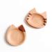 Snack Dip Bowls 2pcs Cat Japanese Flavored Beech Wood Cartoon Sauce Dish Creative Small Wooden Dish Tableware Kitchen Dining Bar Food and Water Bowls